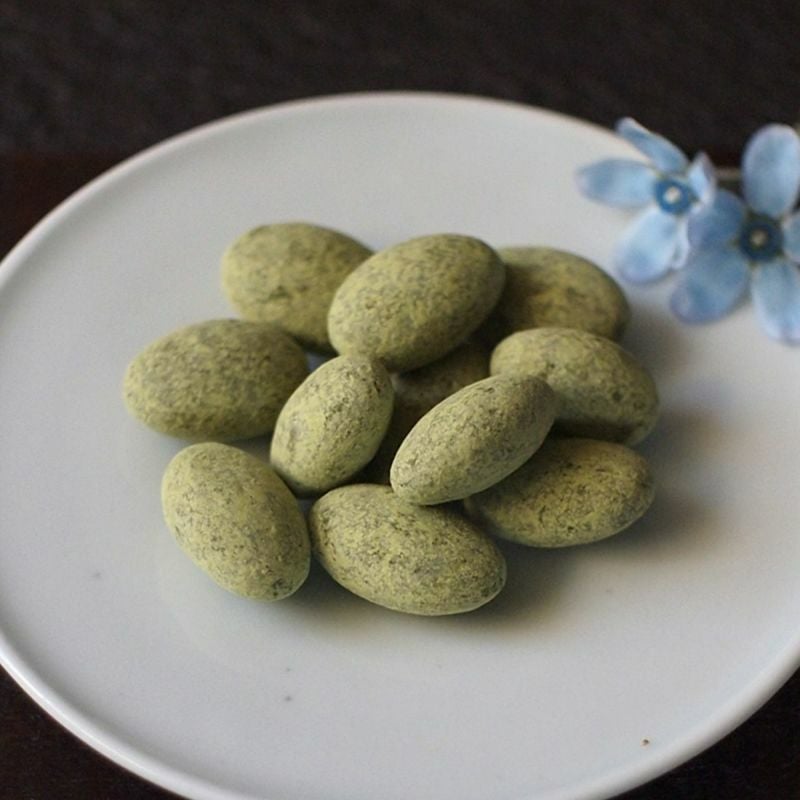 抹茶チョコアーモンド小箱入 | 佐々木製菓:大阪金平糖・チョコ製造