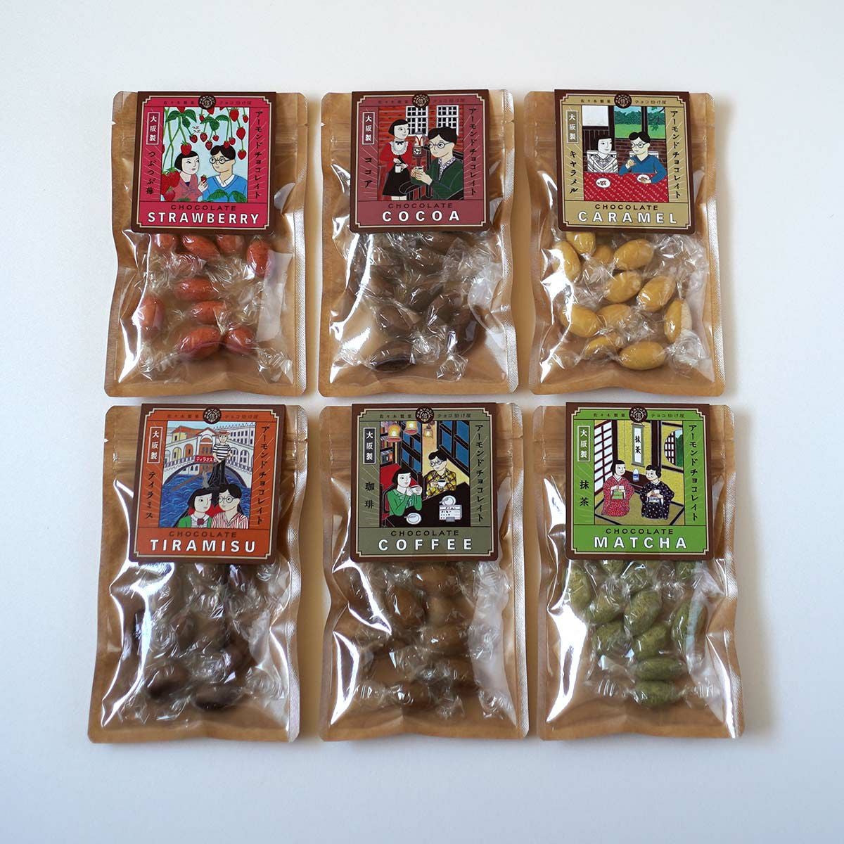 チョコ掛け屋お試し全6種セット【送料込】 | 佐々木製菓:大阪金平糖